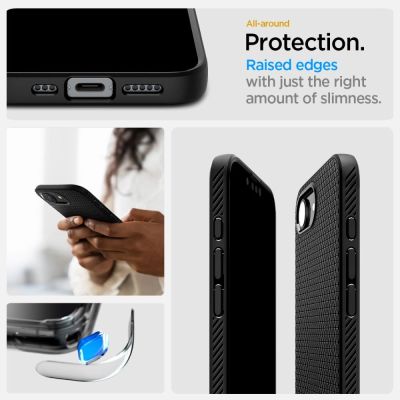 20. Spigen Liquid Air Case for iPhone 16e / 17e - Matte Black