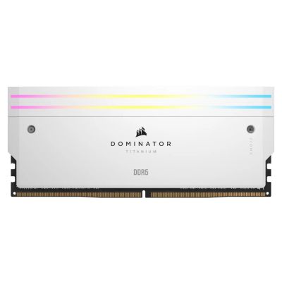 13. Corsair 32GB PC 7000 CL34 DDR5 Memory Kit, 2x16GB, Dominator T RGB White, Retail