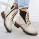 5. Women's beige worker boots Vinceza 26-58559