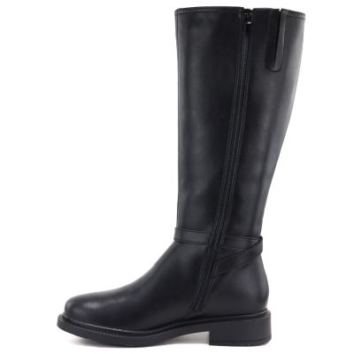 3. Sergio Leone KZ-32-S black leather women's boots