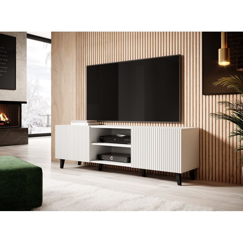 TV cabinet PAFOS 150x40x52 white matt