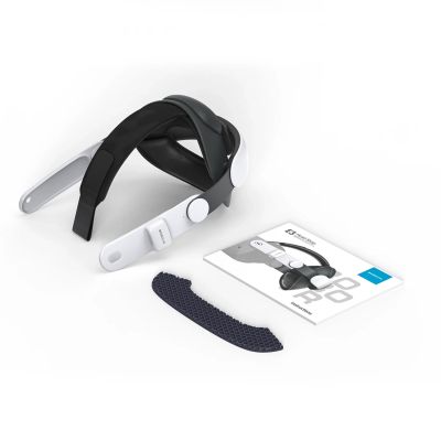 6. BoboVR E3 Head Strap for Meta Quest 3 and 3S - White and Black