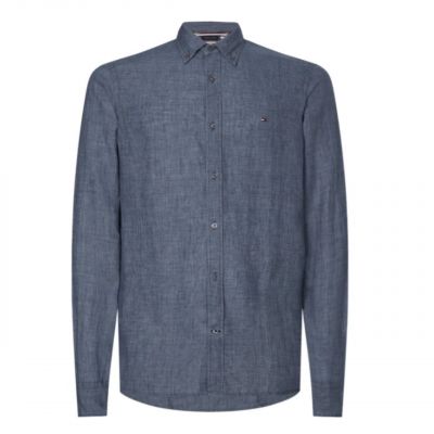 Tommy Hilfiger Pigment Dyed Linen shirt M MW0MW23147