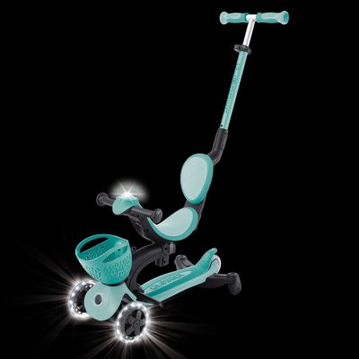 3. Scooter with ride-on seat GO•UP BABY 360 LIGHTS (844-210)