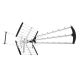 5. Libox LB2000 outdoor directional antenna (32 dB; Type F)