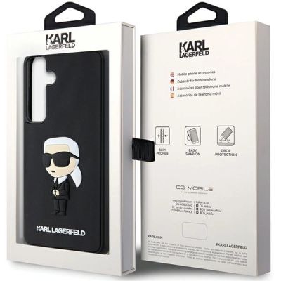 8. Karl Lagerfeld 3D Rubber Ikonik case for Samsung Galaxy S24+ - black