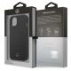 8. Mercedes Leather Stars Pattern Case for iPhone 13 mini - Black