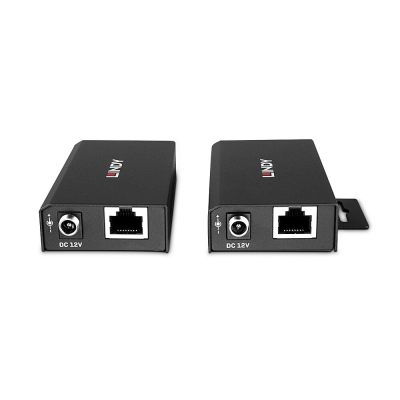 5. Lindy 43408 AV Extender AV Transmitter and Receiver Black