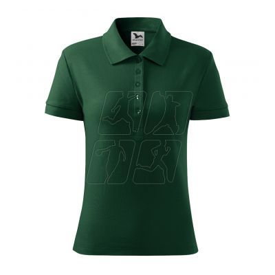 2. Women's Cotton Polo Shirt (Dark Green)