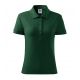2. Women's Cotton Polo Shirt (Dark Green)
