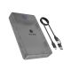 ICY BOX Spade Base 388 HDD/SSD Case Black, Transparent 2.5/3.5"