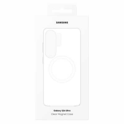6. Samsung Clear Magnet Case for Samsung Galaxy S26 Ultra compatible with MagSafe - transparent