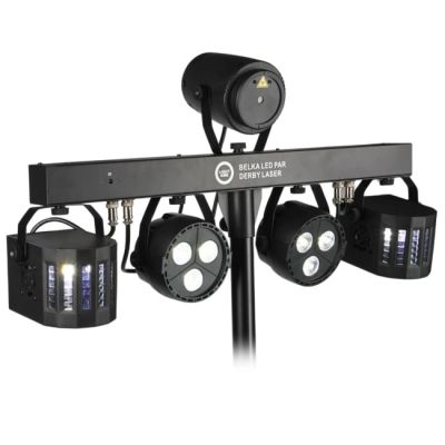 14. LIGHT4ME multi-effect LED PAR DERBY LASER BEAM