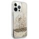 4. Guess 4G Big Liquid Glitter case for iPhone 13 Pro Max 6.7" - gold