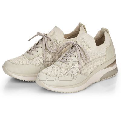 14. Comfortable Remonte W RKR693 beige sports shoes