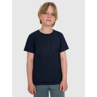 Boy's regular printed T-shirt 4F 4FJRMM00TTSHM3255-31S