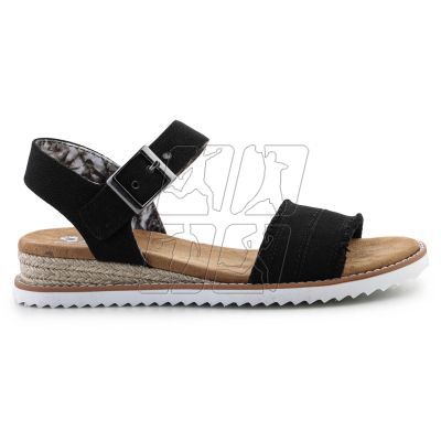 6. Skechers Espadrilles BOBS Adobe Princess W 113541-BLK Sandals 