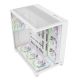 3. RAMPAGE PC Case with Tempered Glass SEALITE 7X, 7 ARGB PWM Fans, WHITE