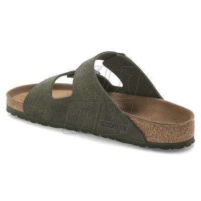 3. Birkenstock Arizona Vegan Microfaser Regular Women's-Men's Desert Dust Thyme Flip-Flops for Wide Feet Vegan (1024550)