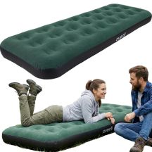 FLOCKED MATTRESS 1-PERSON GREEN 191x73x22CM 24642