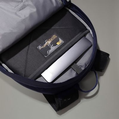 6. The North Face Borealis Classic Backpack Blue, White Nylon