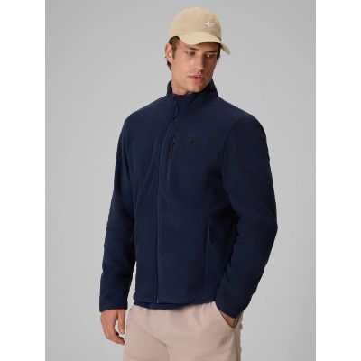 Regular men's fleece with stand-up collar 4F 4FRAW26TFLEM542-30S