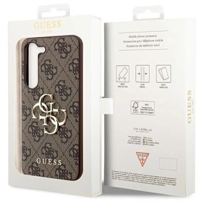 8. Guess GUHCS23S4GMGBR S23 S911 brown/brown hardcase 4G Big Metal Logo