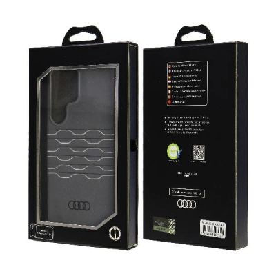 7. Audi IML Geometric Pattern Case S24 Ultra S928 black/black hardcase AU-IMLS24U-A6/D3-BK