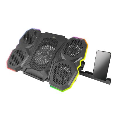 11. ESPERANZA GAMING COOLING STAND WITH PHONE STAND RGB LED BREVA EGC107