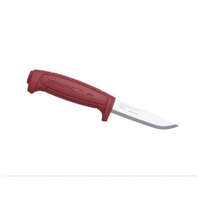 3. Morakniv BASIC 511 Knife - Carbon Steel - Red