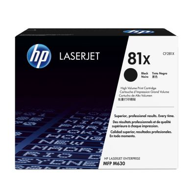 32. HP 81X Original LaserJet Toner Cartridge, Black XL