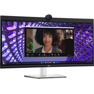 2. DELL P Series P3424WEB Monitor 86.7 cm (34.1") 3440 x 1440 px 4K Ultra HD LCD Black
