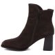 3. Women's brown leather high-heeled ankle boots Big Star UU274379