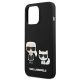 6. Karl Lagerfeld KLHCP13LSSKCK iPhone 13 Pro / 13 6.1" hardcase black/black Silicone Karl & Choupette