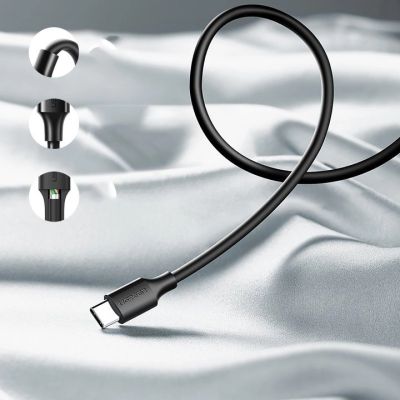 8. Ugreen US287 60117 USB-A / USB-C 3A cable 1.5m - black