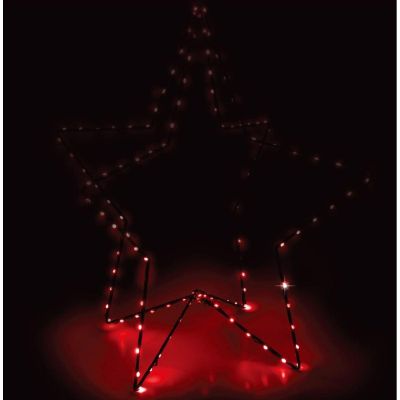 23. 3D DECORATIVE STANDING STAR 120LED RGB 80CM