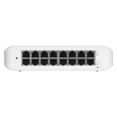 6. Switch Ubiquiti UniFi Lite 16 PoE 16p PoE (PoE+: 8;) Managed Gigabit (USW-Lite-16-PoE-EU)