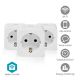 17. Nedis WIFIP121FWT3 Smart Plug 3680 W Home White