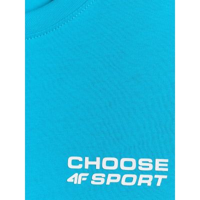 6. Boy's regular printed T-shirt 4F 4FJRSS26TTSHM3832-33S