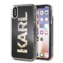 Karl Lagerfeld Karl Logo Glitter iPhone X/Xs Case - Black