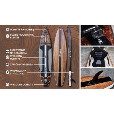 2. SUP SKATINGER Waverider 380x86x16 Touring board