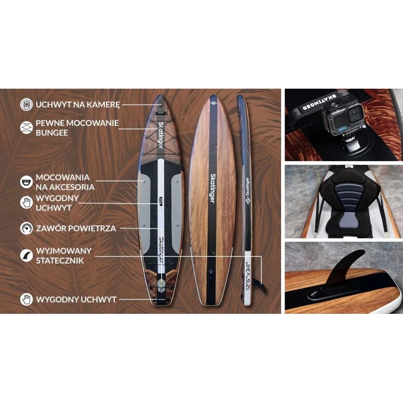 2. SUP SKATINGER Waverider 380x86x16 Touring board