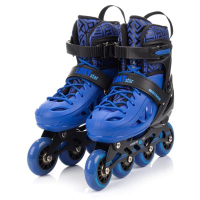 4. Meteor S 30-33 Loky Roller Skates Black/Blue