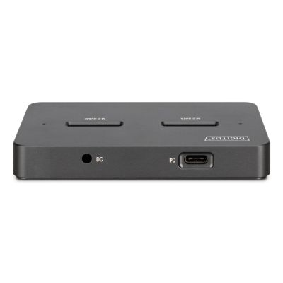 28. USB-C 3.2 Gen2 Docking Station for M.2 Duo NVMe and SATA SSDs (max. 2x 4 TB) with SD-Express 7.1 Card Reader (max. 2 TB), Black
