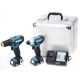 2. MAKITA CLX224X COMBO cordless tool set DF333D drill driver 30Nm + TD110D impact driver 110Nm 1/4 CXT 12V 2x 1.5Ah case