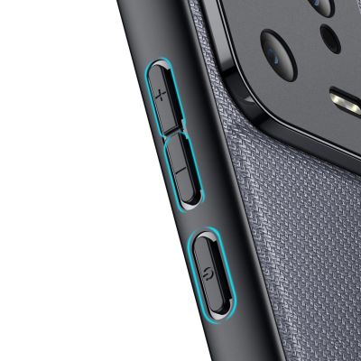 4. Dux Ducis Fino case for Xiaomi 13 cover with silicone frame gray