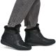 12. Rieker 47268-00 Waterproof Insulated Leather Women's Boots, Black