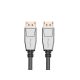 2. LANBERG DISPLAYPORT CABLE M/M 20PIN V1.4 1.8M 8K CA-DPDP-20CU-0018-BK