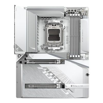 2. Gigabyte B850 AORUS STEALTH ICE Motherboard (B850, AM5, ATX, DDR5)