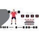 39. FOLDABLE COMPOSITE BAR BELL 40KG PURE 2 IMPROVE